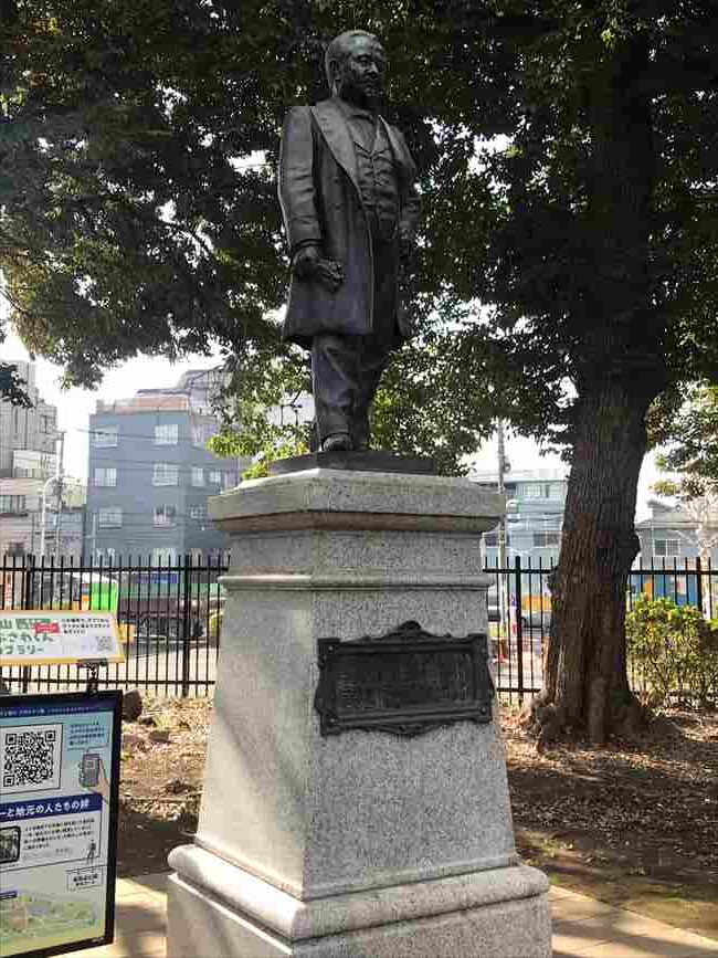 渋沢栄一記念館にある銅像
