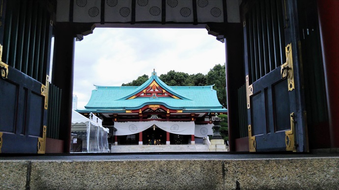 赤坂日枝神社の初詣人出と混雑状況
